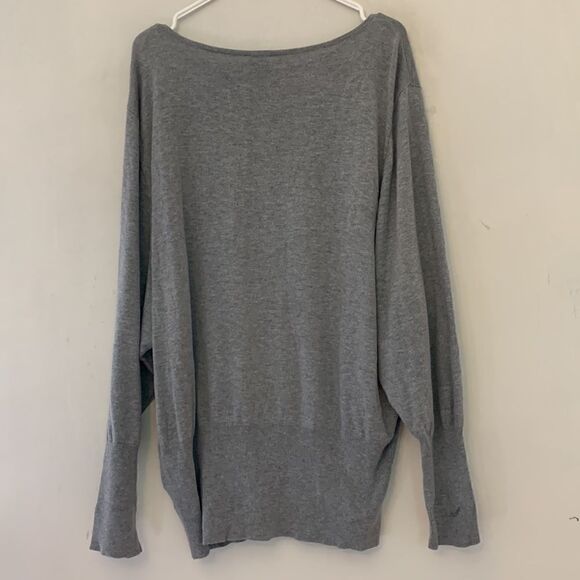 Worthington gray long sleeve sequined sweater Size 3X NWT - Picture 6 of 8